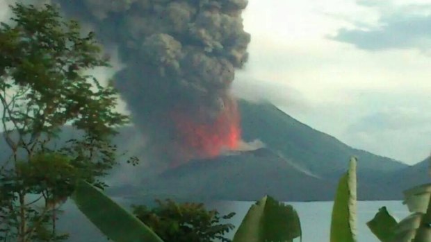 The ash cloud is spreading at heights of 60,000 feet.