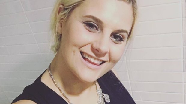 Tegan Miller died after being hit by a minibus on the Warringah Freeway on Sunday. 