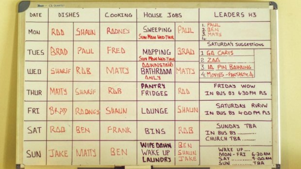 Every hour is carefully plotted at Shalom House, which proved spick-and-span when WAtoday visited.  