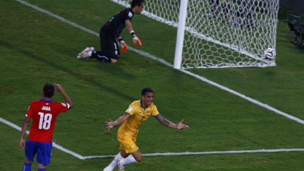 The Socceroos star had a goal ruled out.