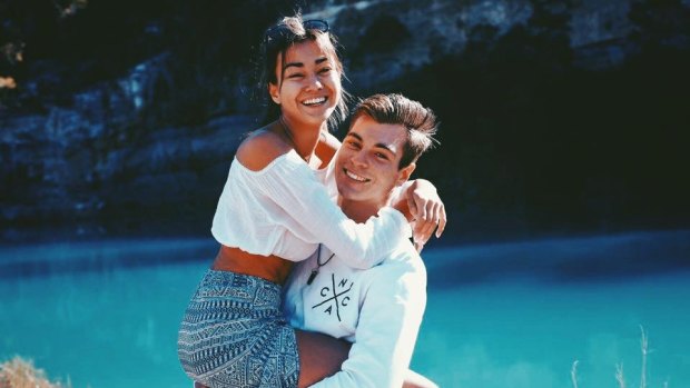 Australian photographer Jamison Stead and his former girlfriend Mia Ayliffe-Chung.