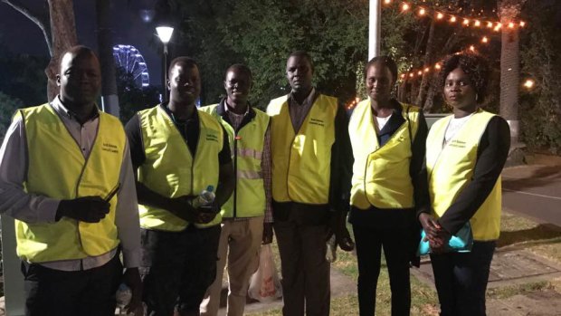 South Sudanese community leaders in fluoro vests will be at Moomba.