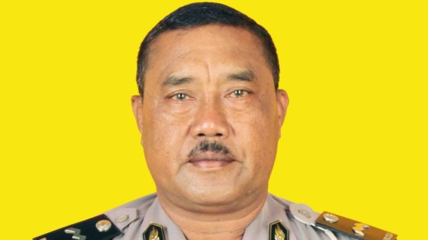 Slain Bali police officer Wayan Sudarsa.