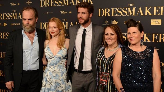 Hugo Weaving, Sarah Snook, Liam Hemsworth, Jocelyn Moorhouse and Sue Maslin.