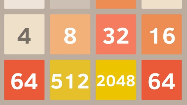 It's easy to stay up later than you planned playing games such as 2048.
