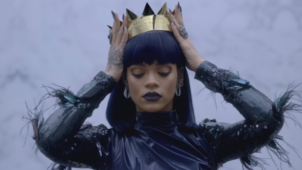 Rihanna in a teaser trailer ahead of her new album, <em>Anti</em>.