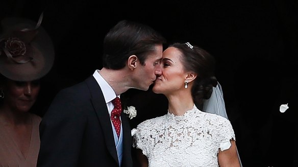 James Matthews and Pippa Middleton at their wedding. 