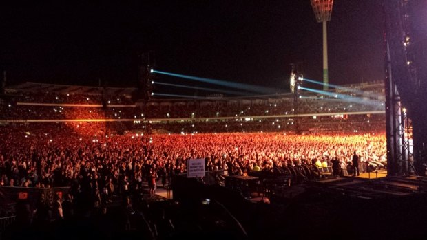 Thousands of fans paid at least $160 to stand up and watch AC/DC perform at Domain Stadium last week... but their origins were rather more humble. 