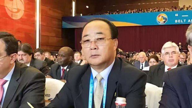 Controversial presence: Kim Yong-jae, North Korea's envoy to the Belt and Road Forum. 