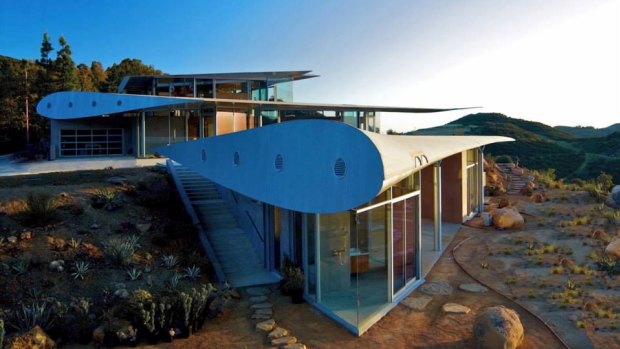 The Wing House in Malibu is built from a Boeing 747.