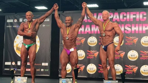 At 51, Fred Liberatore (centre) is in the best shape of his life.