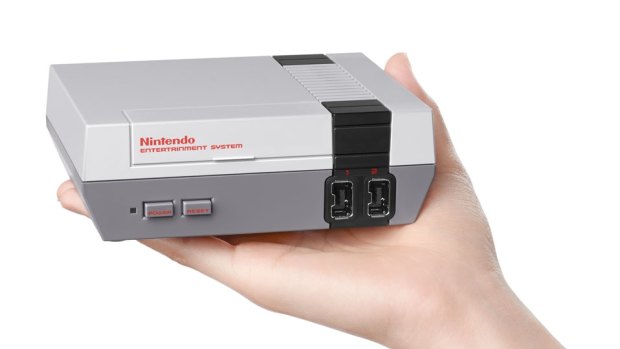 The Mini NES is much smaller than the original, which earned the nickname 'the toaster' for its bulky size and fragile loading tray.