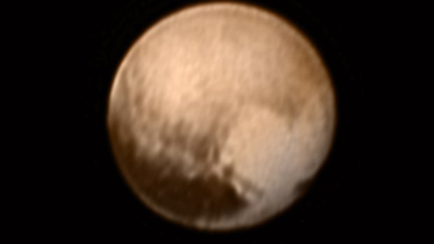 New Horizons revealed there's a near perfect heart-shaped region on Pluto.
