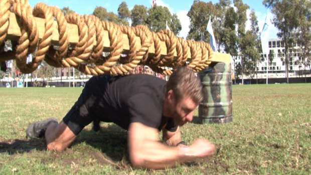 Trainer Lee Campbell, the ambassador for both Tough Mudder and Soldier On.  
