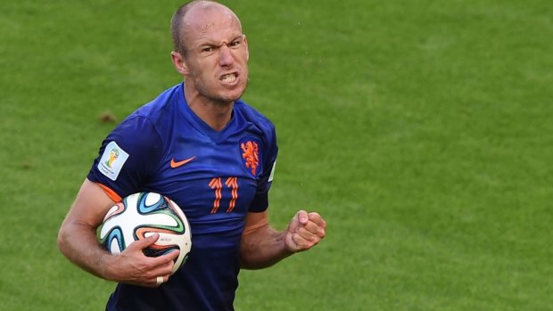 Arjen Robben: the Netherlands could face Brazil in the next round.