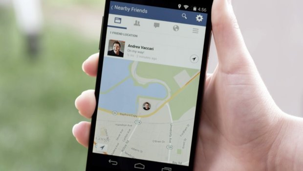 Friend finder: Facebook's latest feature will let you see who's nearby.