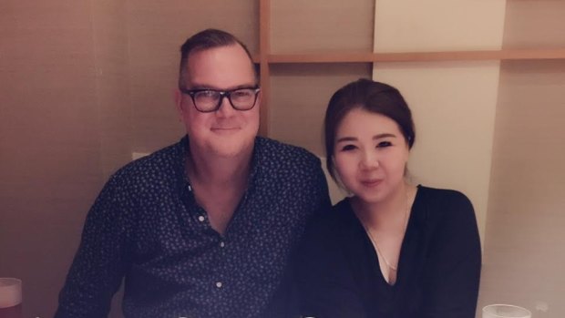 Crown's Shanghai-based administration assistant Jiang "Jenny" Ling and her husband, American expatriate Jeff Sikkema.