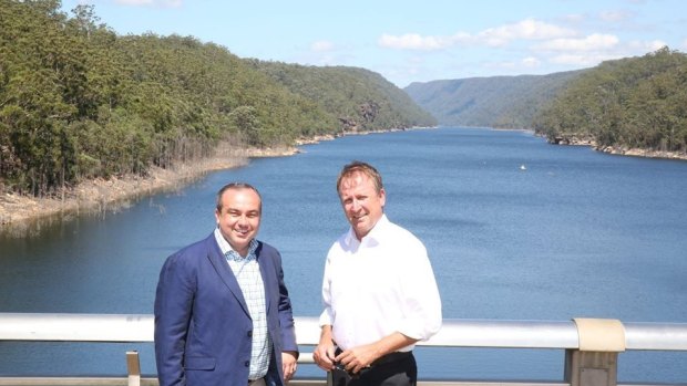 The Warragamba Dam is one of five reservoirs providing water for Sydney.