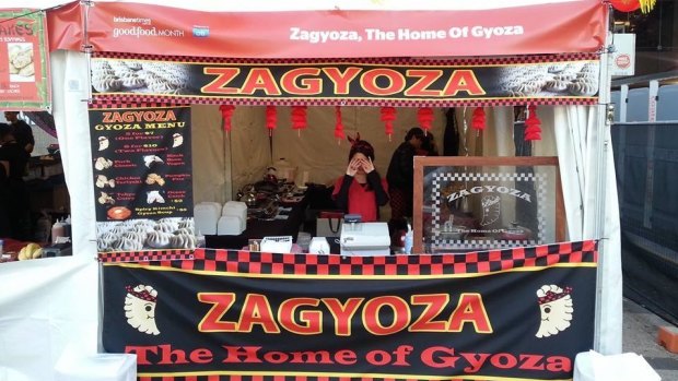 The Zagyoza Night Noodle Markets stall.