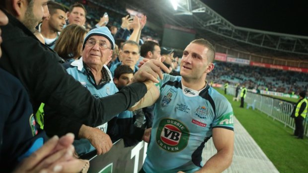 NSW hooker and vice-captain Robbie Farah starred for the Blues.