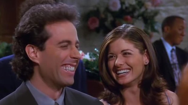Debra Messing as Beth, one of Jerry's 66 girlfriends on <I>Seinfield</I>.