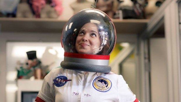 US spaceflight historian, author and fast-rising YouTube star Amy Shira Teitel. 