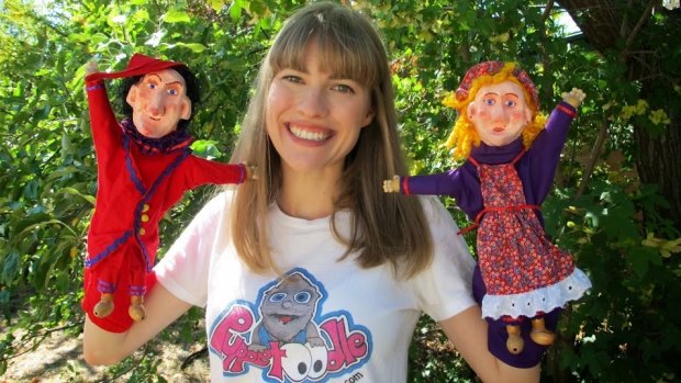 Puppeteer Marianne Mettes, who is running puppet classes at Belconnen Arts Centre.