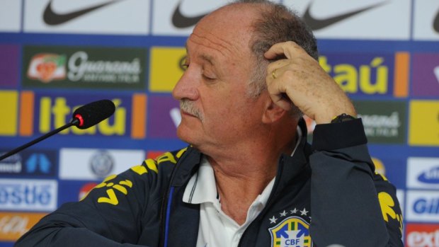 Brazil's coach Luiz Felipe Scolari says Brazil should be proud they made the semi-finals.