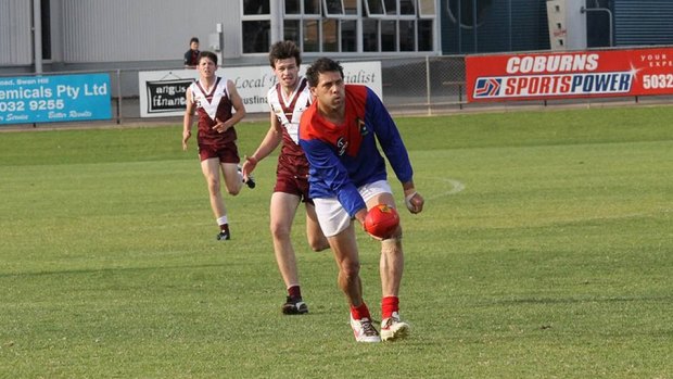 Star quality: Three-time Brisbane Lions premiership player Darryl White has been a Nyah regular.