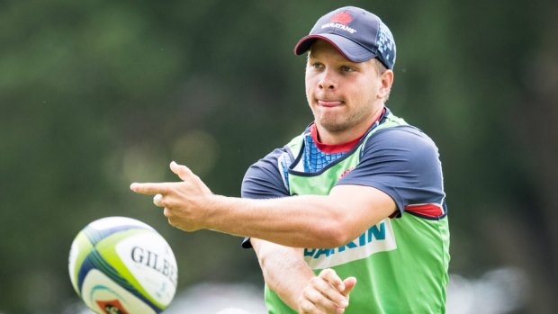 Bolter: Mack Mason is in line to wear the No.10 jersey for the Waratahs this weekend against the Crusaders. 