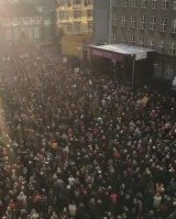 Women protest in Reykjavik, Iceland, after leaving work at precisely 2.38pm on an October day in 2016 in a protest about equal pay.