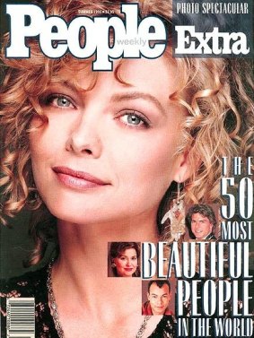 Michelle Pfieffer on the 1990 cover.