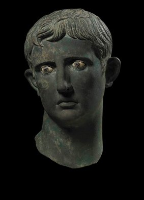 Head of Augustus, 27-25 BCE.