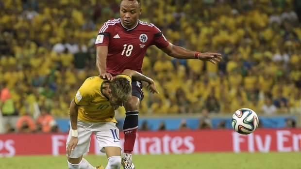 Brazil's battling win over Colombia was marred by an injury to Neymar.