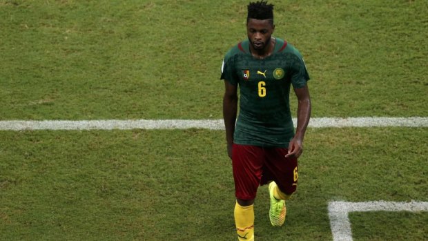 Cameroon's Alex Song was sent off but denies any knowledge of matchfixing.