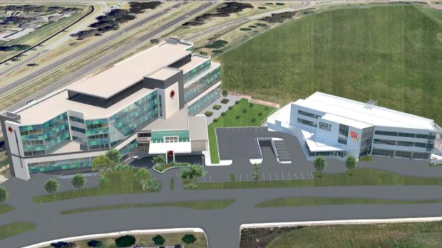 Artist's impression of the new Casey hospital.