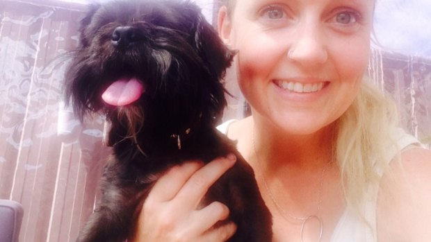 Parker the dog has been reunited with his owner, Kelly Marwick.