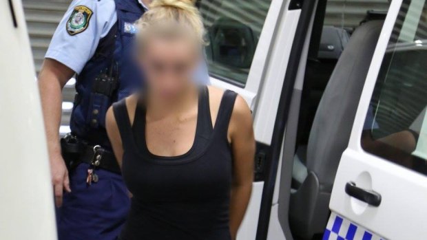 One woman was arrested as part of the raid. 