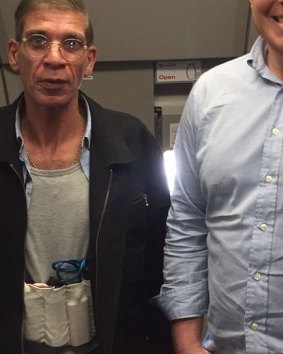 Seif Eldin Mustafa, left, has been identified as the hijacker of EgyptAir flight MS181 by broadcasters.