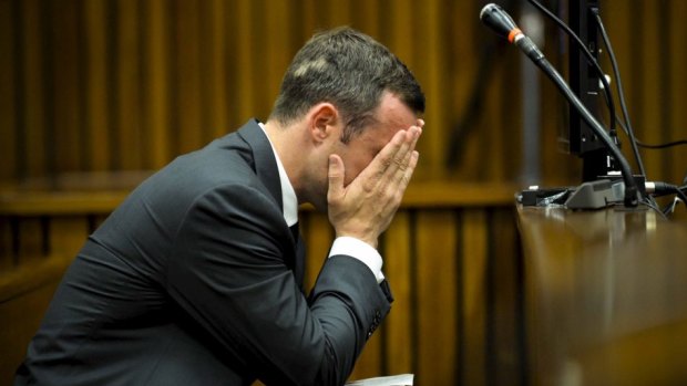 Oscar Pistorius at the Pretoria High Court.