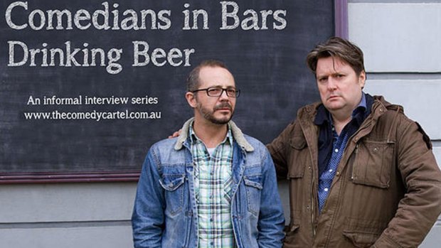 <i>Comedians in Bars Drinking Beer</i> features C.J Fortuna and Dave O'Neill.
