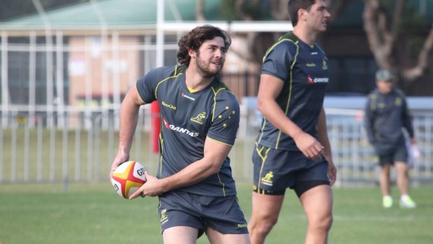 Lucky sevens: Wallaby flanker Liam Gill will aid Australia's bid for Commonwealth Games gold.