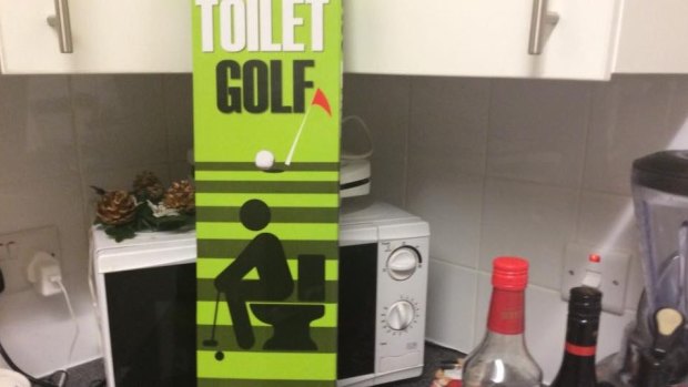 Toilet golf, still mint in box 