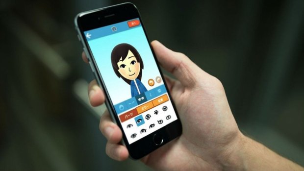 An avatar created using Nintendo's social app Miitomo.