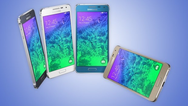 Samsung's latest smartphone, the Galaxy Alpha, has a chamfered metal edge similar to the iPhone 5S and a 4.7-inch screen — one of the rumored sizes of the coming iPhone 6.
