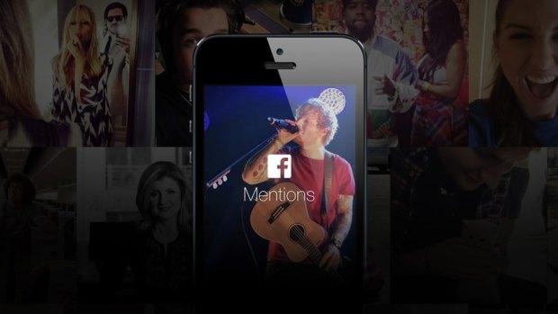 Facebook Mentions: an app for celebrities to connect with their fans.