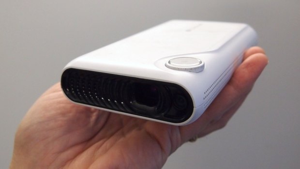 TouchJet's new TouchPico handheld projector.