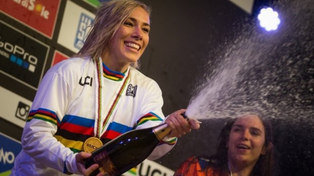Canberra BMX queen Caroline Buchanan wants to win her eighth world title.