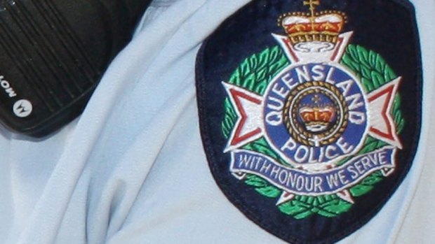 A Queensland policeman has appeared in court accused of drawing his gun while intercepting an allegedly speeding driver.