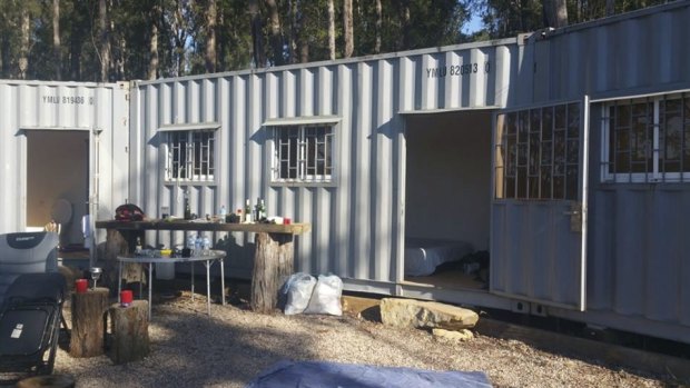 The campsite where the Sydney couple died.